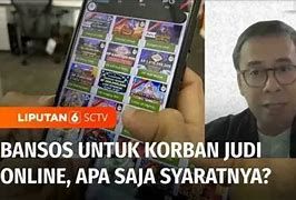 Daftar Bansos Korban Judi Slot Online